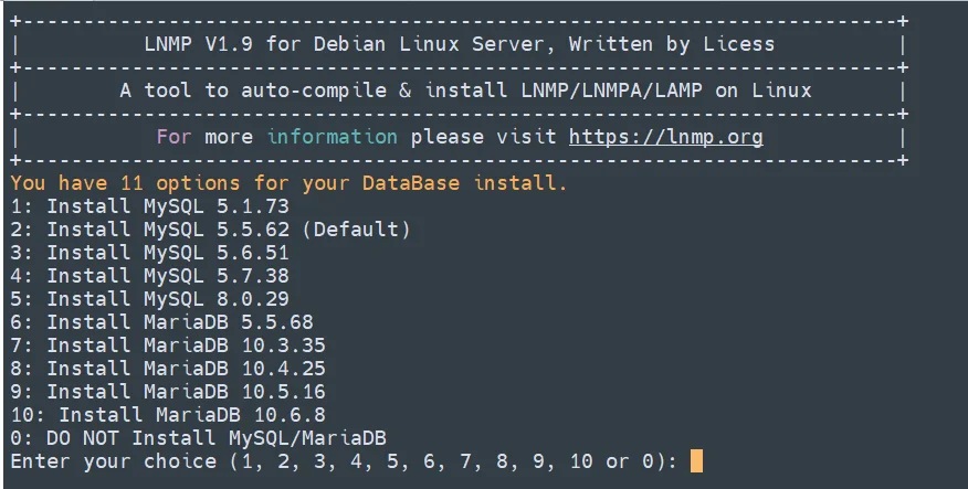 Lnmp install