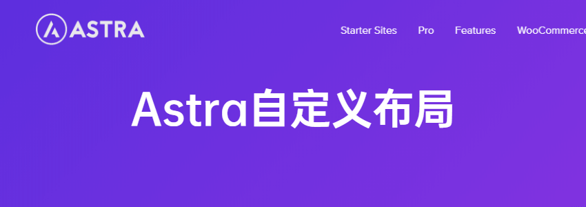 Astra自定义布局