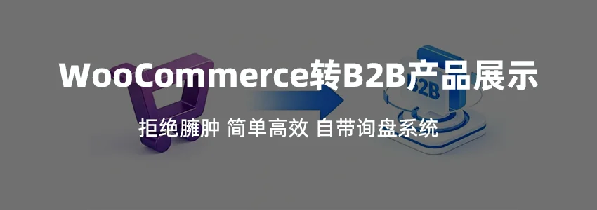WooCommerce 转 B2B 产品展示导入器：一键把 WooCommerce 简单产品迁移到 B2B 产品展示插件