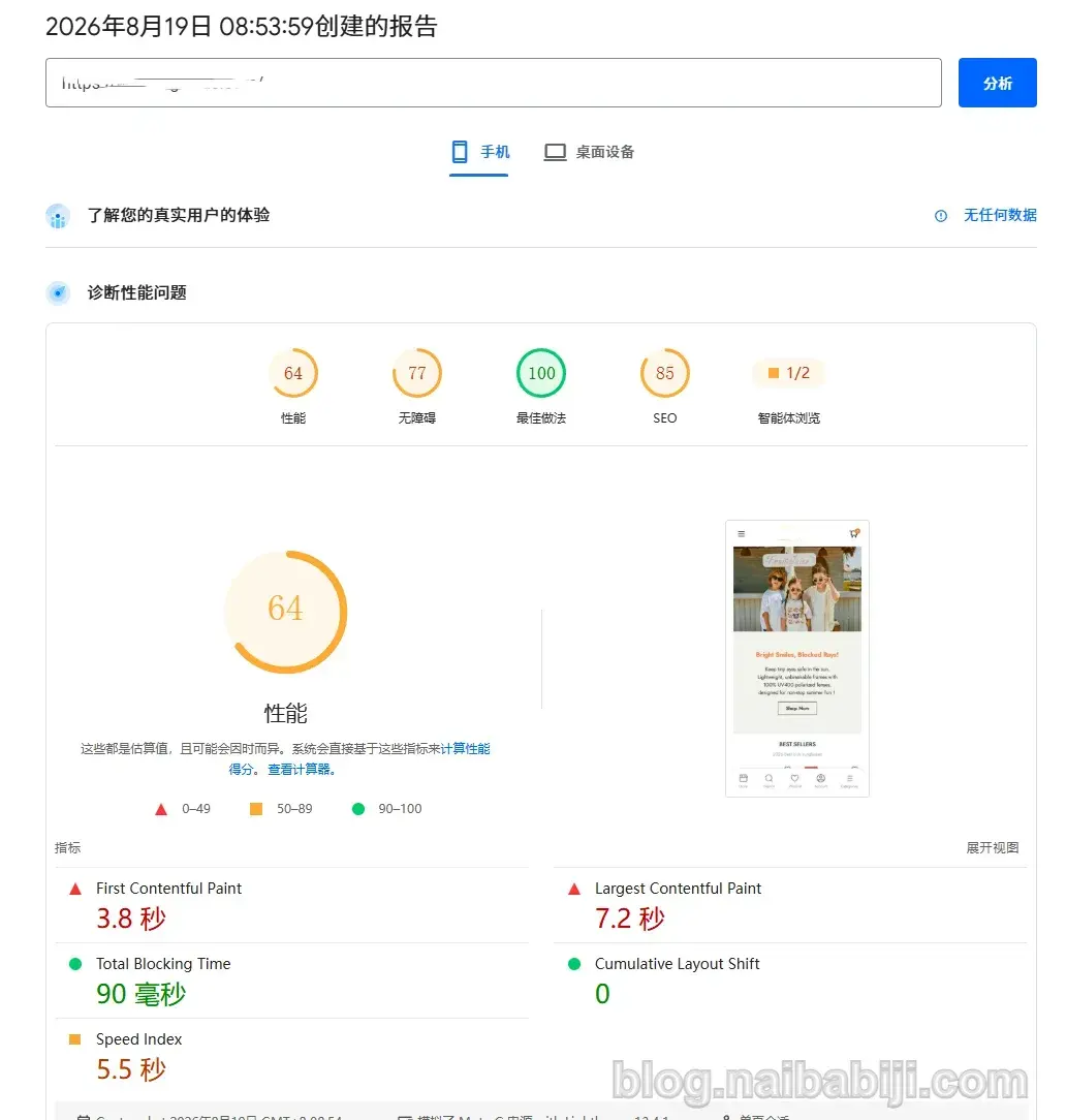 Woocommerce website pagespeed optimization